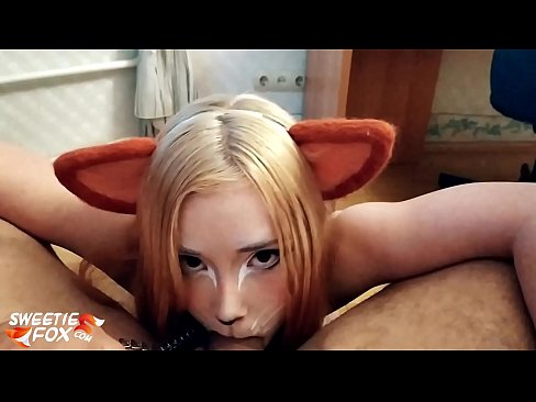 ❤️ Kitsune pogoltne kurac in spermo v usta Kvalitetni pornič pri nas ❌